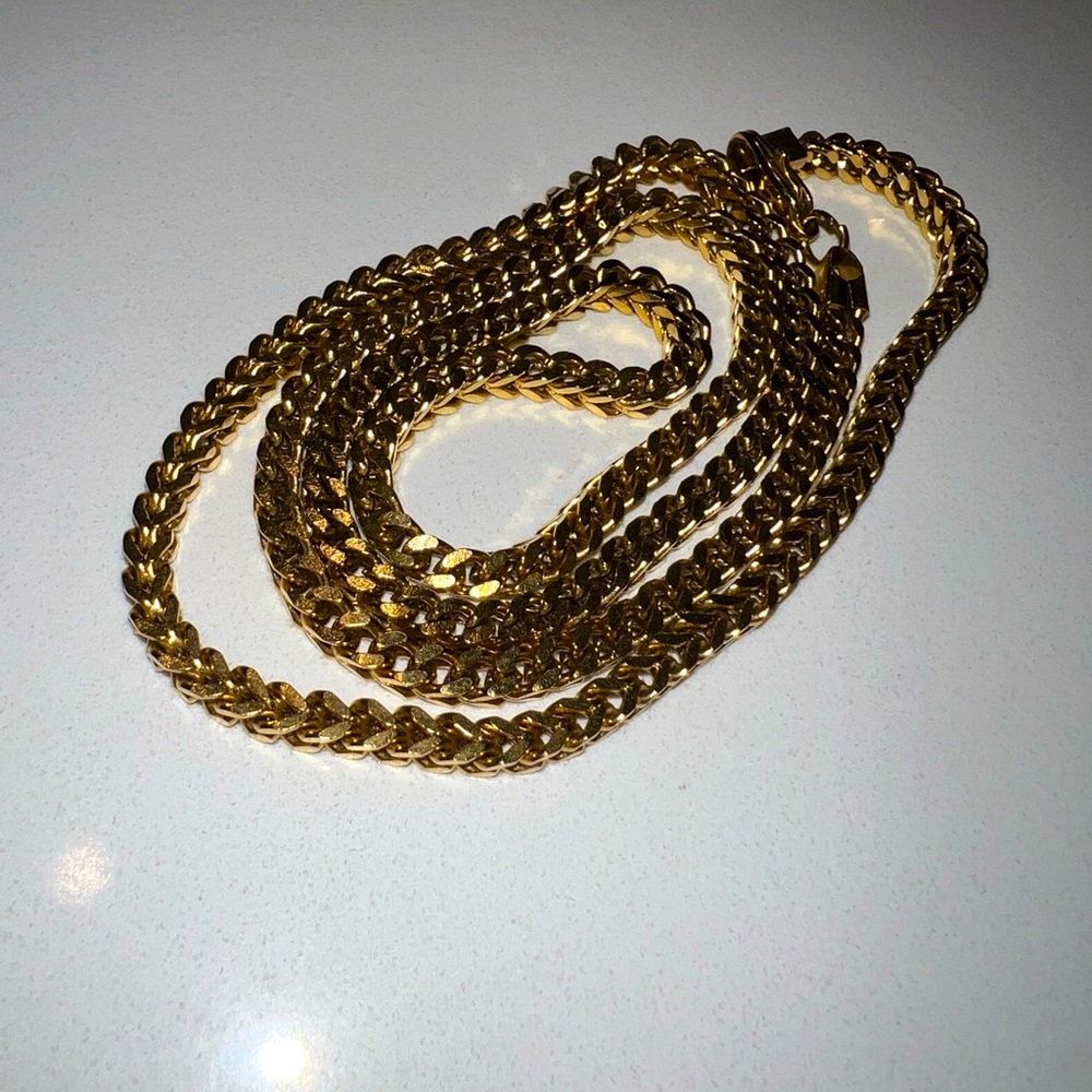Gold Gods 26” FRANCO GOLD CHAIN (4MM)